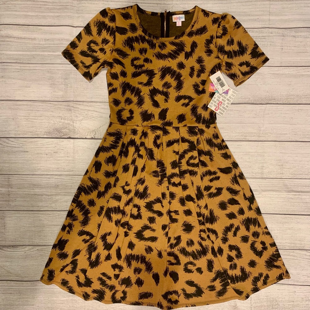 LuLaRoe Leopard Print Amelia NWT
